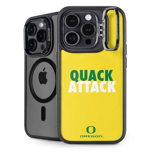 University of Oregon Quack Attack iPhone 15 Pro Kickstand Case